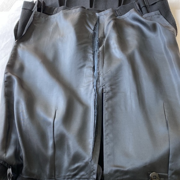 Vintage Escada Wool Kick-Pleat Skirt in Black - Size EU42 - Picture 8 of 9